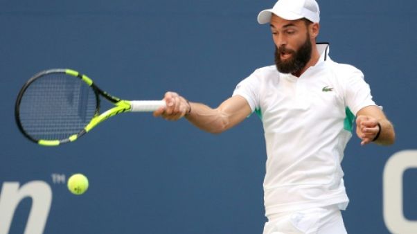 Benoît Paire lors du 2e tour de l'US Open le 30 août 2018 Benoît Paire lors du 2e tour de l'US Open le 30 août 2018