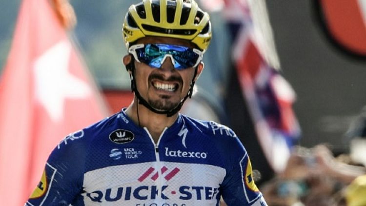 Tour de Grande-Bretagne: Alaphilippe vainqueur en sprinteur à Bristol, Bevin leader 