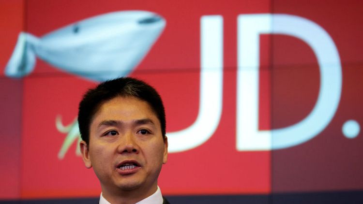 JD.com shares fall after CEO's arrest and release