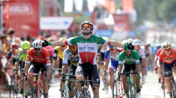 Tour d'Espagne: Viviani impérial, Yates reste leader Tour d'Espagne: Viviani impérial, Yates reste leader