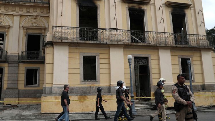 Skull of ancient human possibly found in burned Brazilian museum