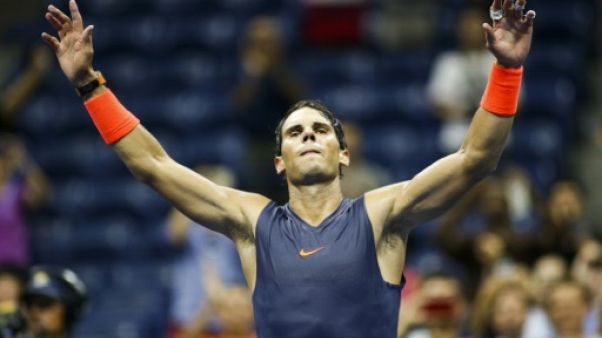 US Open: Nadal s'en sort en cinq sets et 4h49 min contre Thiem, rejoint Del Potro en demies US Open: Nadal s'en sort en cinq sets et 4h49 min contre Thiem, rejoint Del Potro en demies