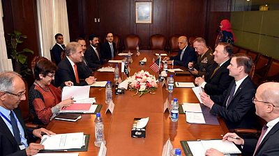 Pompeo upbeat on 'reset' with Pakistan after meeting new PM Khan Pompeo upbeat on 'reset' with Pakistan after meeting new PM Khan