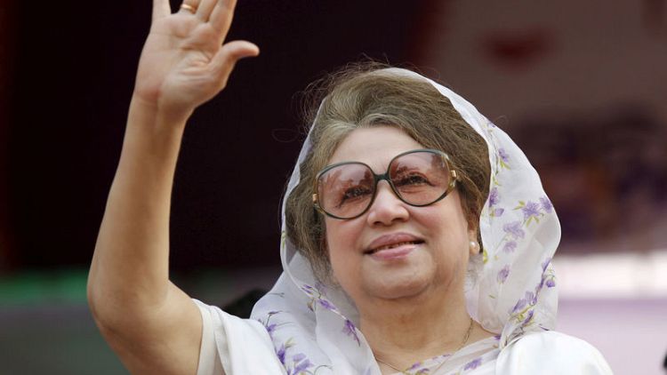 Bangladesh ex-PM decries lack of justice over prison court hearing