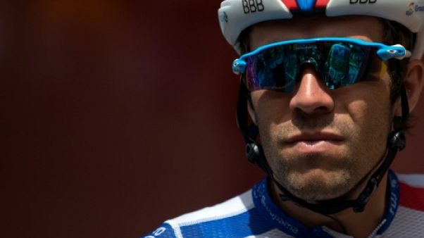 Thibaut Pinot, le 2 septembre 2018, sur la Vuelta Thibaut Pinot, le 2 septembre 2018, sur la Vuelta