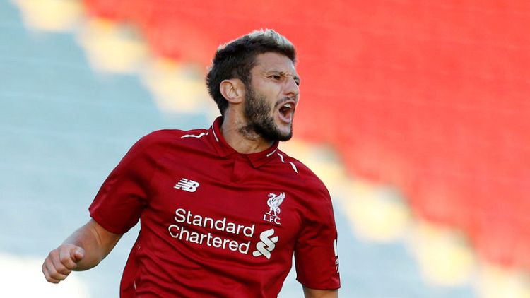 Liverpool's Lallana set to return this month after England training injury