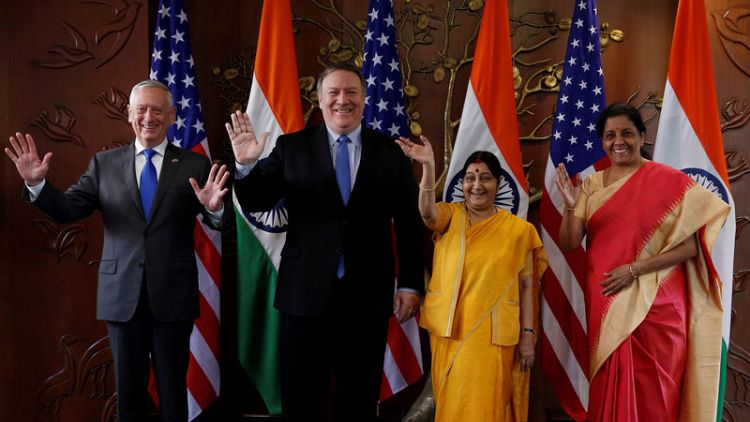 U.S., India seek to deepen defence ties and sign key accord