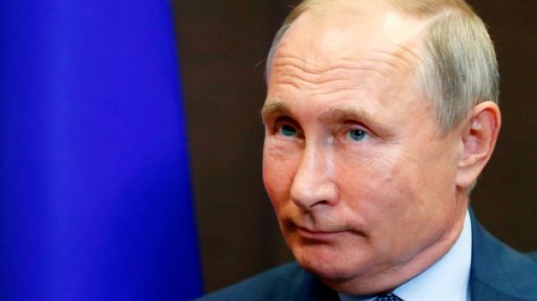 Le président russe Vladimir Poutine à Sotchi, le 22 août 2018 Le président russe Vladimir Poutine à Sotchi, le 22 août 2018