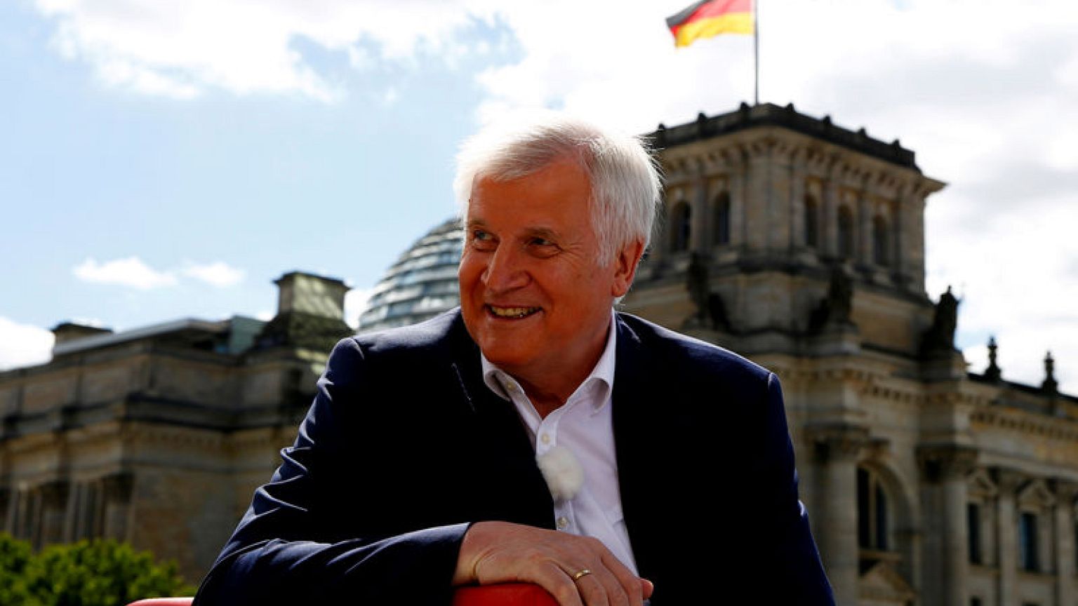 German interior minister says would have joined protests over stabbing