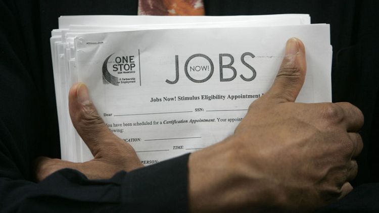 U.S. weekly jobless claims fall to near 49-year low