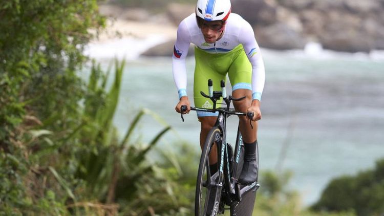 Roglic leads Tour of Britain after time trial win