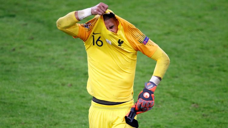 Keeper Areola saves France in draw with Germany