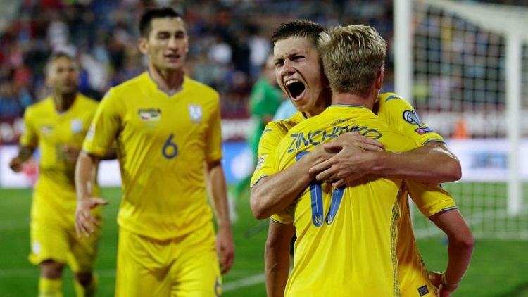 Ukraine beat Czechs with last-gasp goal in Nations League