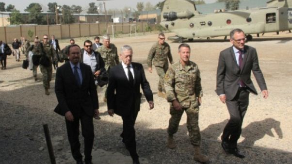 Mattis en visite surprise en Afghanistan pour parler processus de paix Mattis en visite surprise en Afghanistan pour parler processus de paix