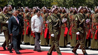 Philippines' Duterte offers troops to Jordan to fight militants
