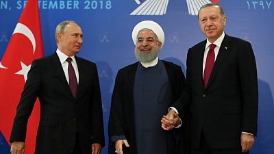 أردوغان يدعو الرئيسين الإيراني والروسي لدعم وقف إطلاق نار في إدلب السورية