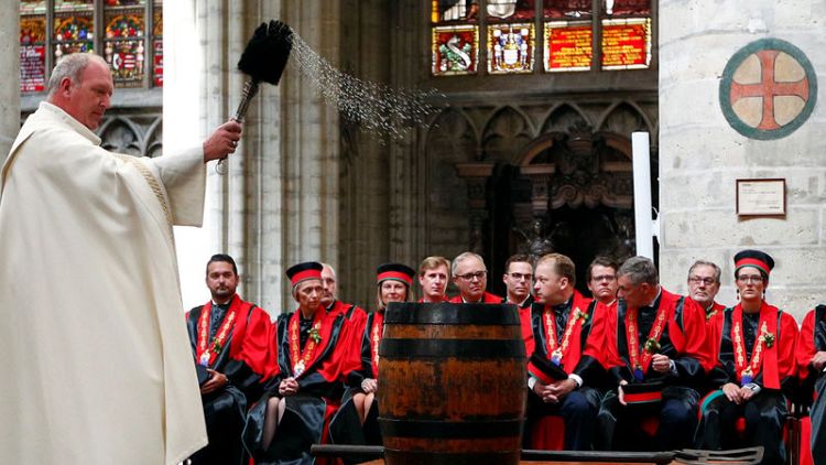 Belgium blesses its beer on brewers' day