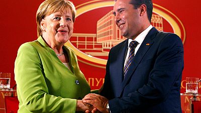 Merkel urges Macedonians to embrace name deal with Greece Merkel urges Macedonians to embrace name deal with Greece
