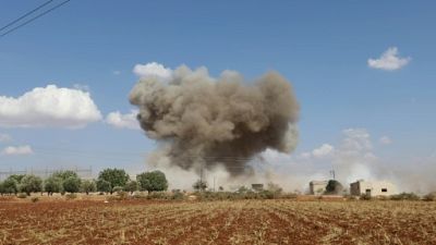 Syrie: le pilonnage d'Idleb a commencé, crainte d'une catastrophe humanitaire Syrie: le pilonnage d'Idleb a commencé, crainte d'une catastrophe humanitaire