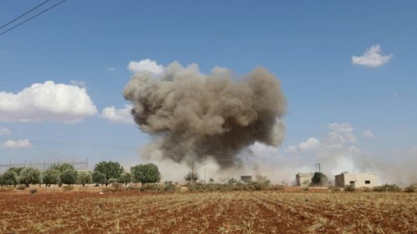 Syrie: le pilonnage d'Idleb a commencé, crainte d'une catastrophe humanitaire Syrie: le pilonnage d'Idleb a commencé, crainte d'une catastrophe humanitaire
