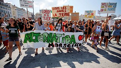 Thousands march in French cities to demand action against climate change Thousands march in French cities to demand action against climate change