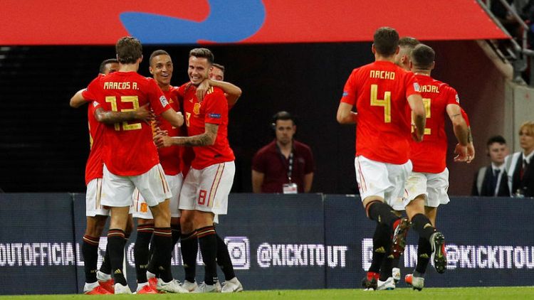 اسبانيا تستهل عهد انريكي بالفوز على انجلترا في دوري الأمم