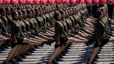 Défilé militaire à Pyongyang, le 9 septembre 2018 Défilé militaire à Pyongyang, le 9 septembre 2018