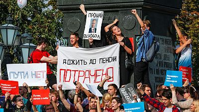الشرطة الروسية تعتقل مئات المحتجين على إصلاح نظام التقاعد