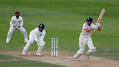 Cook's farewell knock helps England seize control Cook's farewell knock helps England seize control