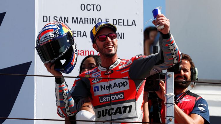 Dovizioso wins San Marino GP for Ducati