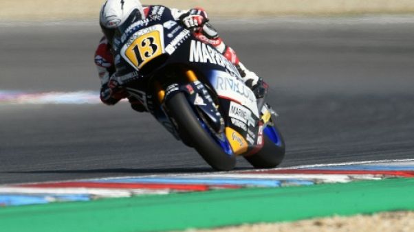 L'Italien Romano Fenati lors du GP de Rép. tchèque le 3 août 2018 L'Italien Romano Fenati lors du GP de Rép. tchèque le 3 août 2018