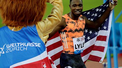 U.S. sprinter Lyles helps Americas win Continental Cup U.S. sprinter Lyles helps Americas win Continental Cup