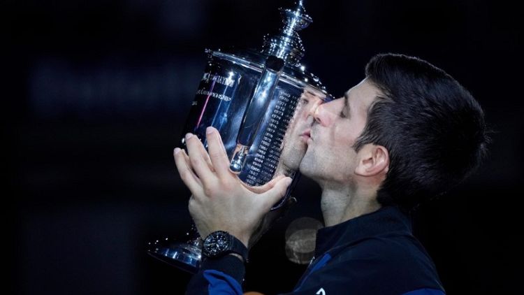 Djokovic headed for bright finish with U.S. Open win