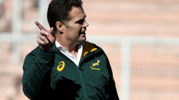 Rugby Championship: l'entraîneur sud-africain Erasmus inquiet avant le match contre les All Blacks Rugby Championship: l'entraîneur sud-africain Erasmus inquiet avant le match contre les All Blacks