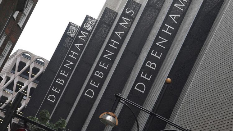 Shares in Debenhams slump as radical restructuring considered