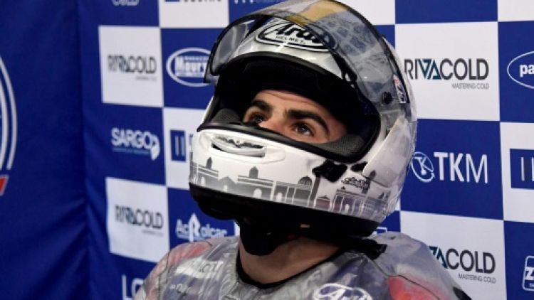 L'Italien Romano Fenati en Moto 3 lors du GP du Japon le 13 octobre 2017