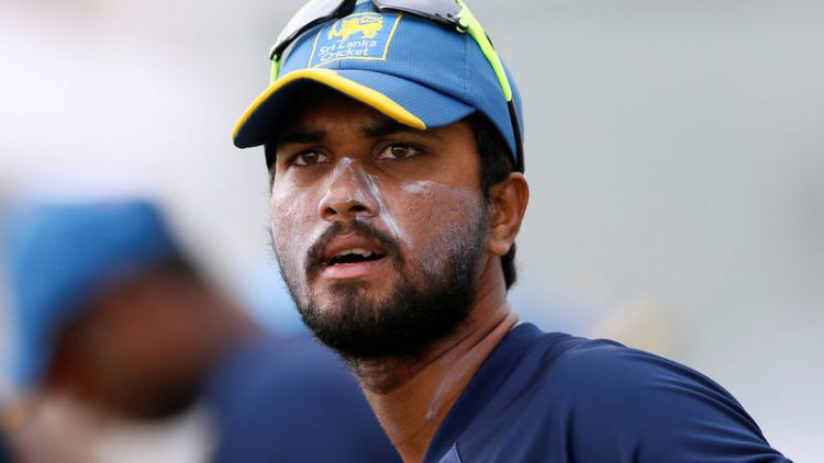 Cricket - Chandimal out of Asia Cup with finger injury