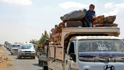 Syrie: exode massif à Idleb, où l'ONU craint la "pire catastrophe humanitaire" du siècle Syrie: exode massif à Idleb, où l'ONU craint la "pire catastrophe humanitaire" du siècle