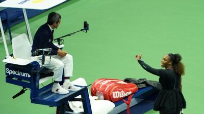 US Open: Serena Williams à l'amende, la Fédération soutient l'arbitre US Open: Serena Williams à l'amende, la Fédération soutient l'arbitre