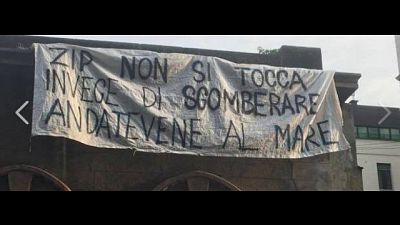 Ps sgombera stabile occupato da Zip Ps sgombera stabile occupato da Zip