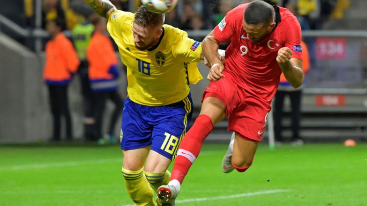 Lata Akbaba double gives Turkey 3-2 Nations League win in Sweden