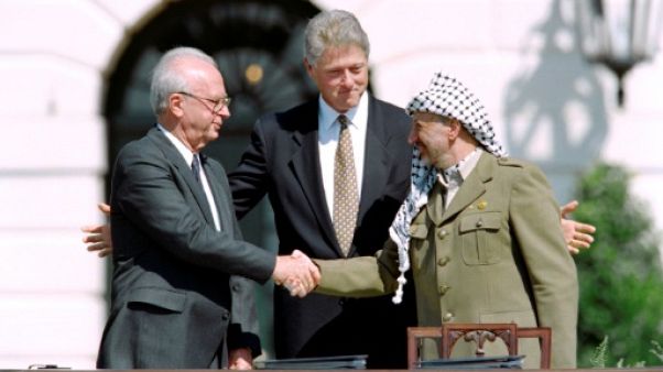 Il y a 25 ans, les accords d'Oslo entre Israéliens et Palestiniens Il y a 25 ans, les accords d'Oslo entre Israéliens et Palestiniens