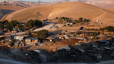Protesters arrive at Bedouin village as Israeli demolition looms Protesters arrive at Bedouin village as Israeli demolition looms