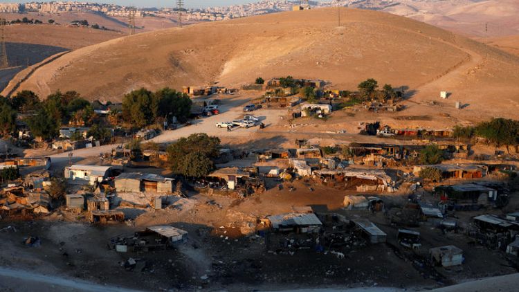 Protesters arrive at Bedouin village as Israeli demolition looms