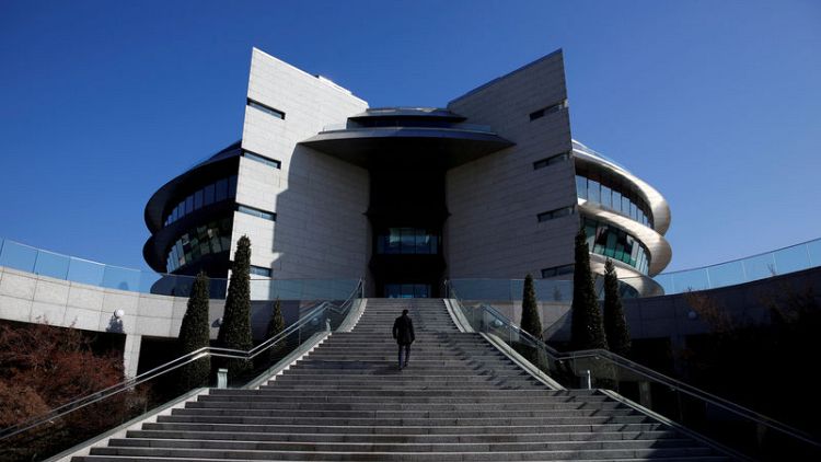 Blackstone, Centerbridge consider joint bid for Santander HQ in Spain - sources