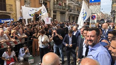 Salvini, a Bari più uomini Forze Ordine Salvini, a Bari più uomini Forze Ordine