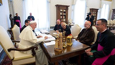 Pope orders inquiry into bishop as U.S. Church leaders discuss abuse crisis Pope orders inquiry into bishop as U.S. Church leaders discuss abuse crisis