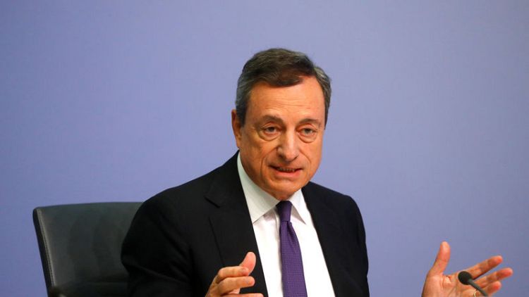 ECB's Draghi says words on budget have caused economic damage in Italy