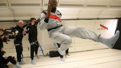 Usain Bolt s'offre un sprint en apesanteur