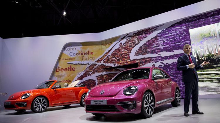 Volkswagen to end production of the Beetle next year